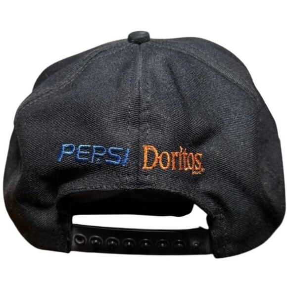 Vintage 90s Pepsi Doritos Monster Bash Snapback Hat Black Halloween Promo Cap main image 2